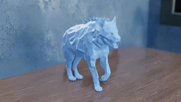 Low Poly Hyena