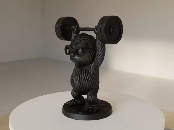 Weightlifting Sasquatch