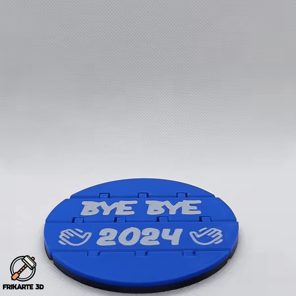 Hallo 2025 - Bye Bye 2024 Flexi Coaster 🎉