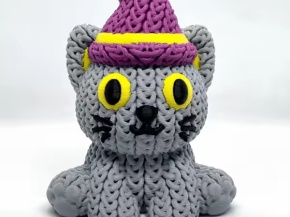 Knitted Cats (Witch, Zombie, Vampire)
