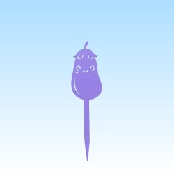 seedling mark eggplant / etiquette semis aubergine