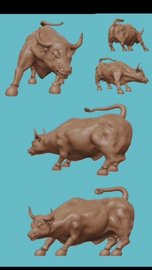 Bull of wall street -0