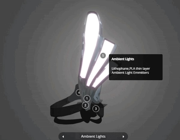 CHEST LED.AURA.LK21.SCI FI DESIGN