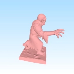 Priest zombi for tabletop game