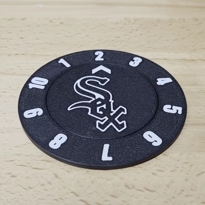 Chicago White Sox Drink Count Coaster (Single+Multi Color)-0