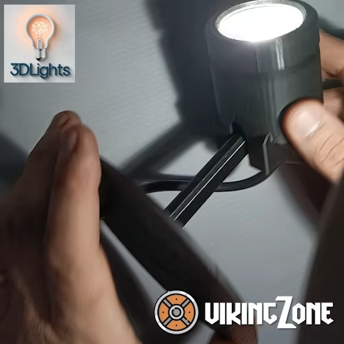 💡 Rotating MR16 Spotlight Mount | 3D Printable Fixture with
