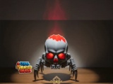 Cyberpunk Mecha Skull Lantern - Sci-Fi Desk & Wall Decor-1