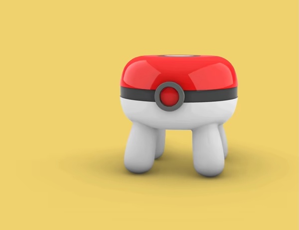 Life Size Pokeball Stool