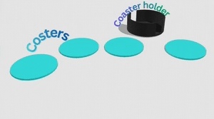 Coster with a Coster Holder!