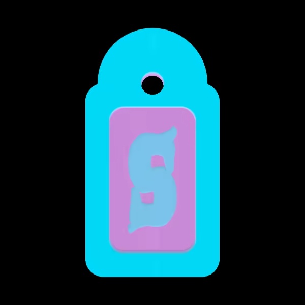 S- halloween keychain-0