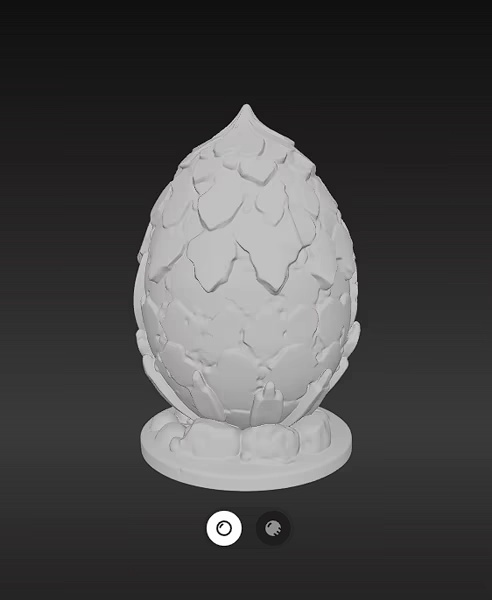 Oeuf de Dragon - Game Of Thrones-1