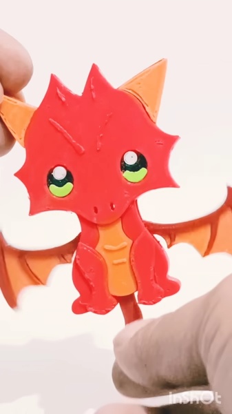 baby dragon  porta llaves, llavero de pared 