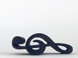 Text Flip: Piano - Treble clef-0