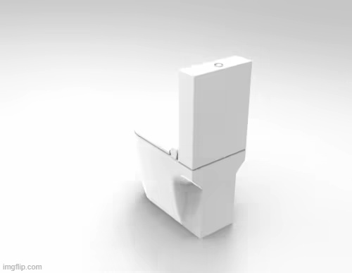 Modern miniature Toilet 1:12 scale with opening lid-8