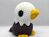 Knitted Bald Eagle-0