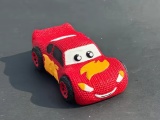 Knitted Lightning McQueen-0