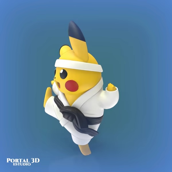 KARATEKA PIKACHU-6