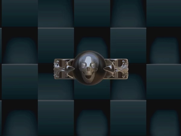 Deluxe und Totenkopf Perlenringe
