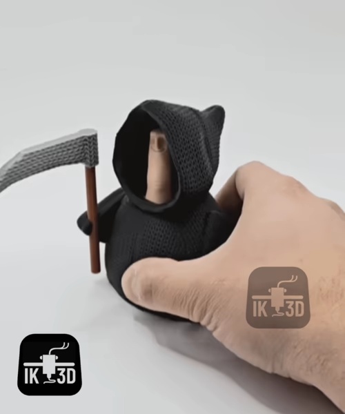 Mr Nice Guy Knitted Grim Reaper / No Supports-0