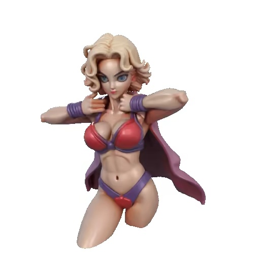 Busto Sensual Sexy Malhada Action Figure Mulher Modelo