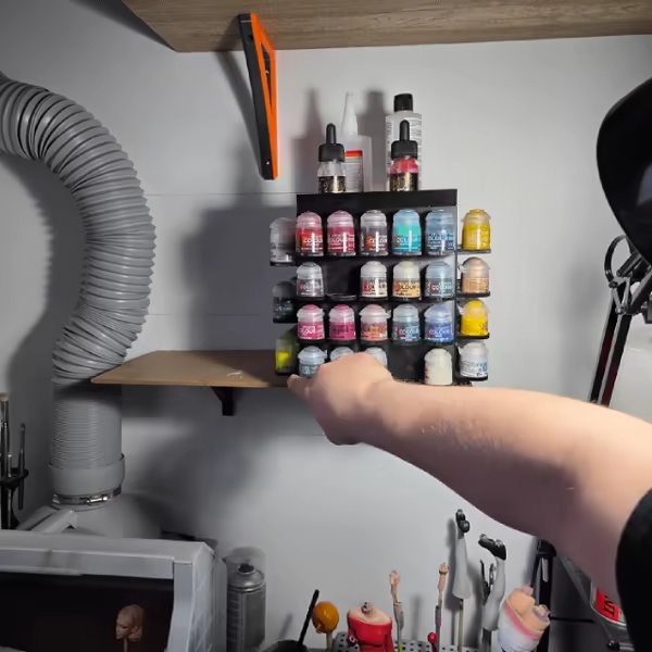 Rotating Citadel Paint Rack - Modular Carousel for 12ml/24ml
