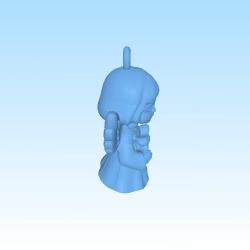 keychain little angle with harp