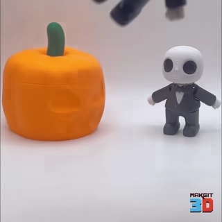 3D Printable Jack Articulated Flexi-0