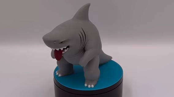 Chubby Shark - Multicolor Print-1
