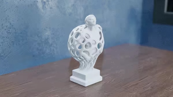 Mesh Human Statue-0