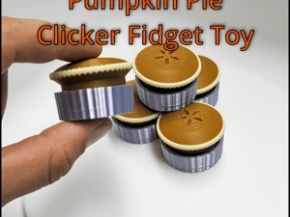 Pumpkin Pie Clicker Fidget Toy