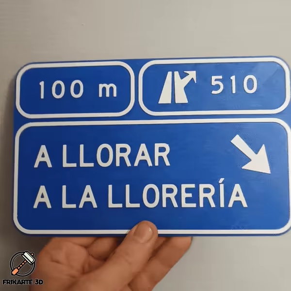 Sinal de "Pare de se lamentar" (A LLORAR A LA LLORERÍA) 🛑😭