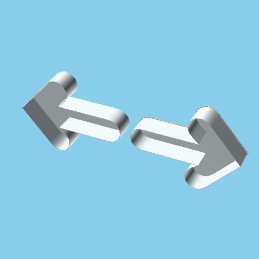 HEAVY ROUND-TIPPED RIGHTWARDS ARROW, nestable box (v1)