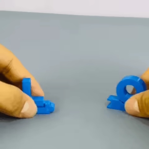 3D ALPHABET FÜR KINDER - VERBINDENDE BUCHSTABEN.