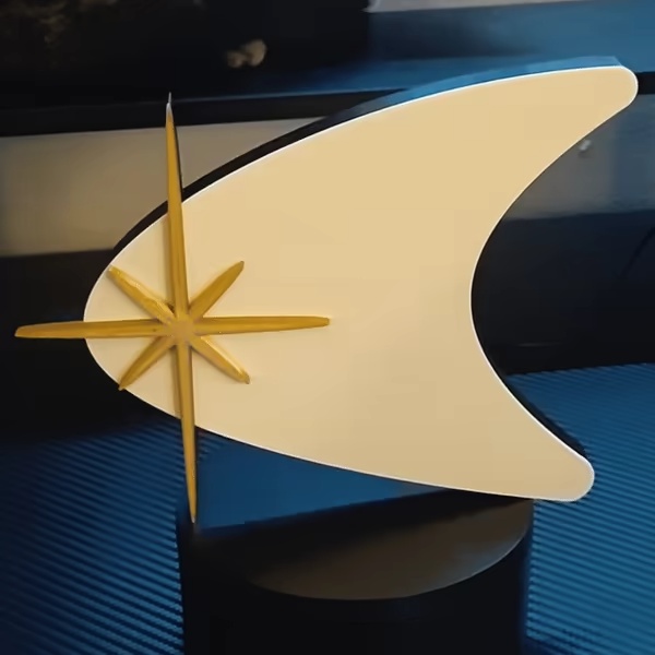 Atomic Era Boomerang Starburst Wall Decor