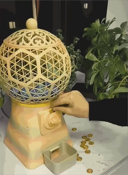 optimización de la impresión en 3D de una máquina de retorcer huevos simulada