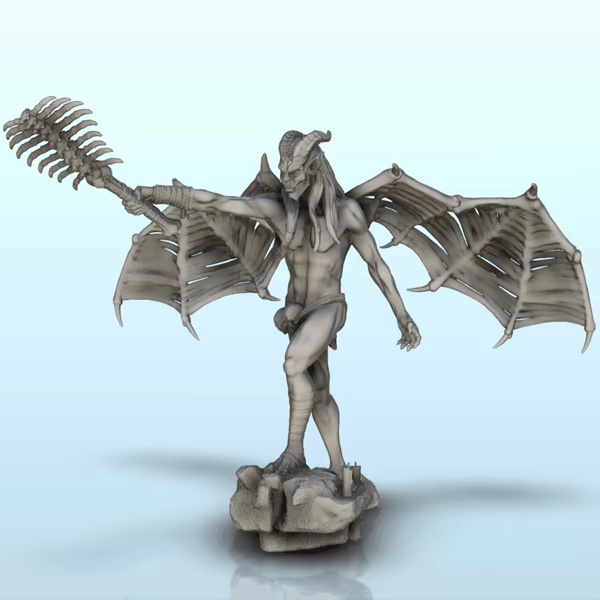 Satanus infernal daemon (+ presupported version) (9) - minia