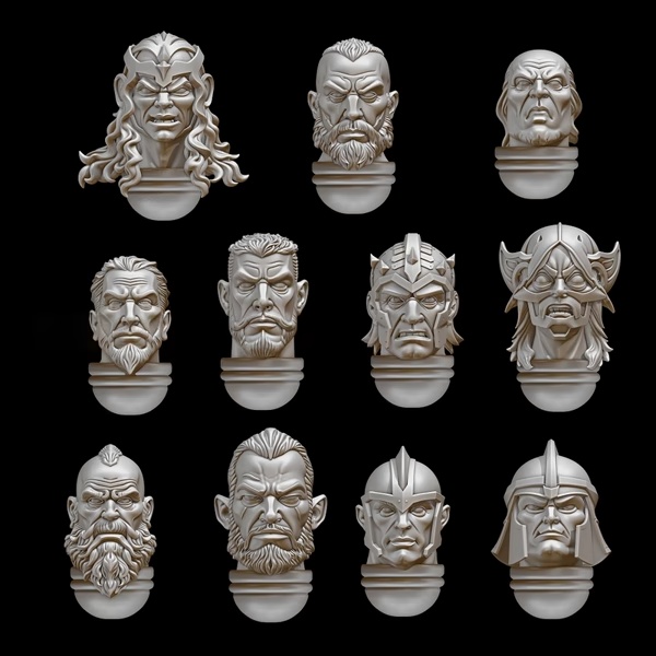 Warlords & Chieftains Head Pack-0
