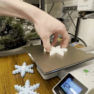 Snowflake Fidget Spinner Set-0