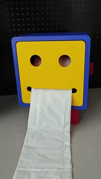 Silly-Faced Roll Paper Tissue Box-1