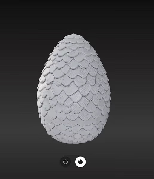 Oeuf de dragon - Game of Thrones