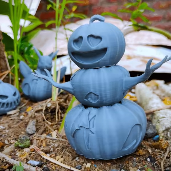 HALLOWEEN SPEZIAL NIEDLICH DOPPELGESICHTIGER GELENKIGER KÜRBIS