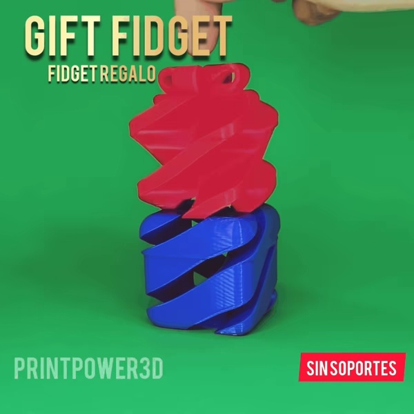 Spiral Christmas fidget / toy
