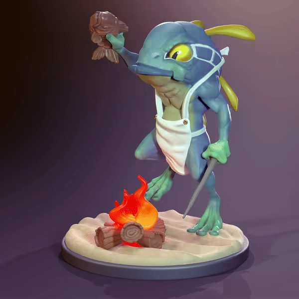 "Captain" Cookie Murloc Jumping