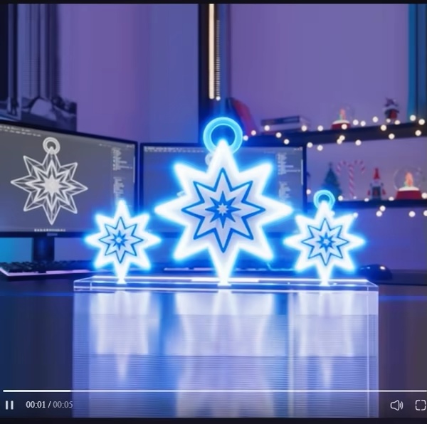 A star for a Christmas tree CFS, AMS Multicolor