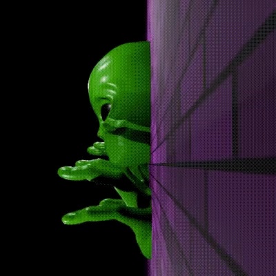 ALIEN WALL MOUNTED | ALIEN PLAQUE | UFO | NO SUPPORTS-2