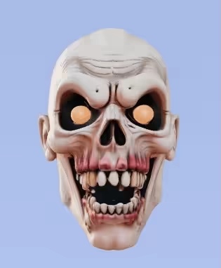 Terrifying laughing head - Halloween decoration