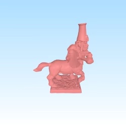fantasy centaur Persian antiquity style 2 hands axe