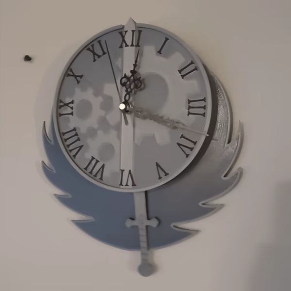 Fallout Brotherhood of Steel Pendulum Wallclock-0