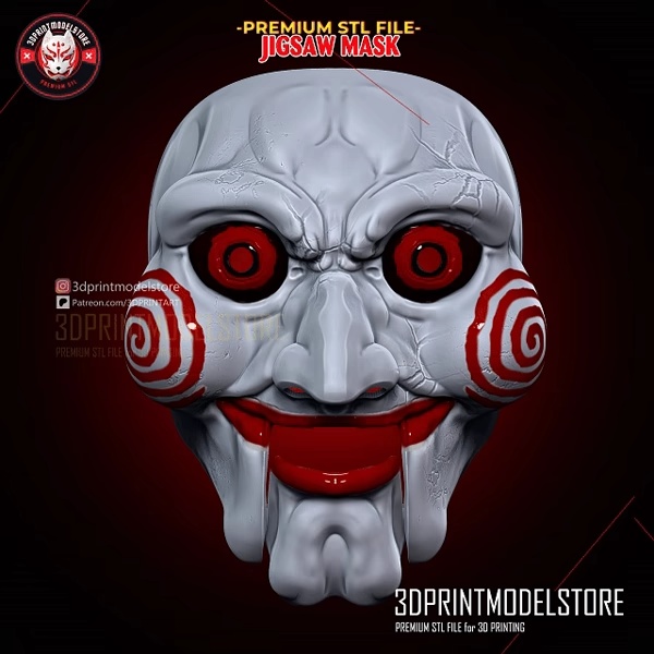 Jigsaw Cosplay Mask Horror Halloween Movie