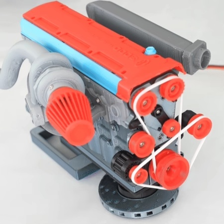 Working 2Jz Engine Fully 3d printed